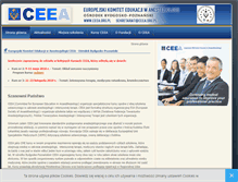 Tablet Screenshot of ceea.org.pl